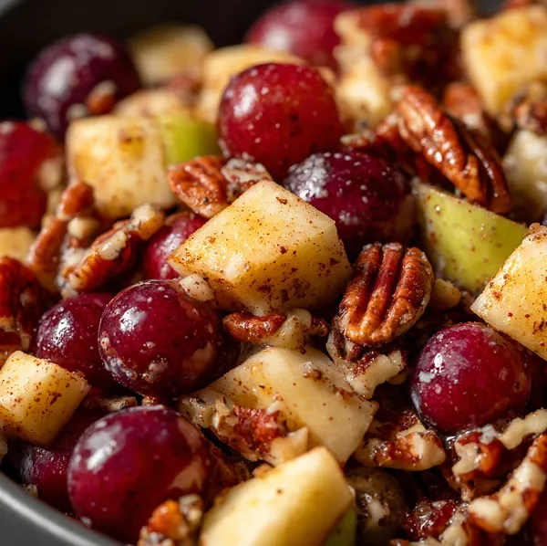 Cinnamon Apple Grape Salad