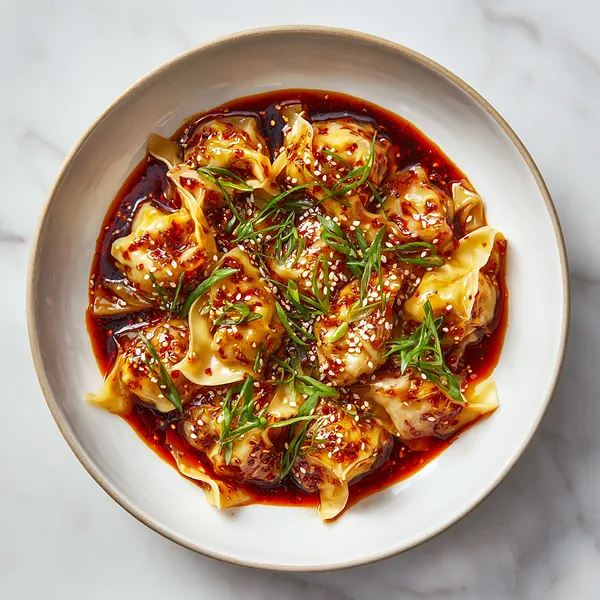 Spicy Chili Wontons