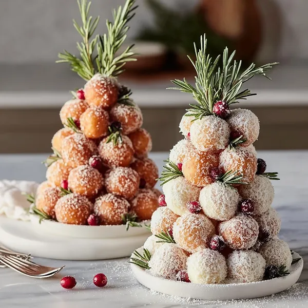 Christmas Donut Tree