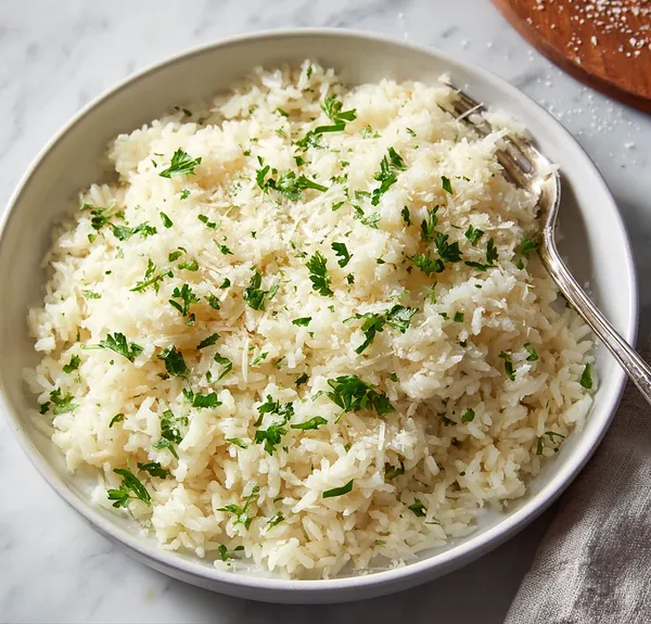Garlic Parmesan Rice - Special