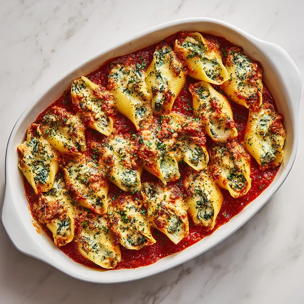 Spinach Ricotta Shells