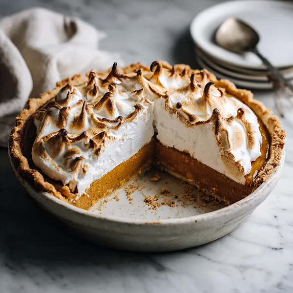 Salted Caramel Sweet Potato Pie