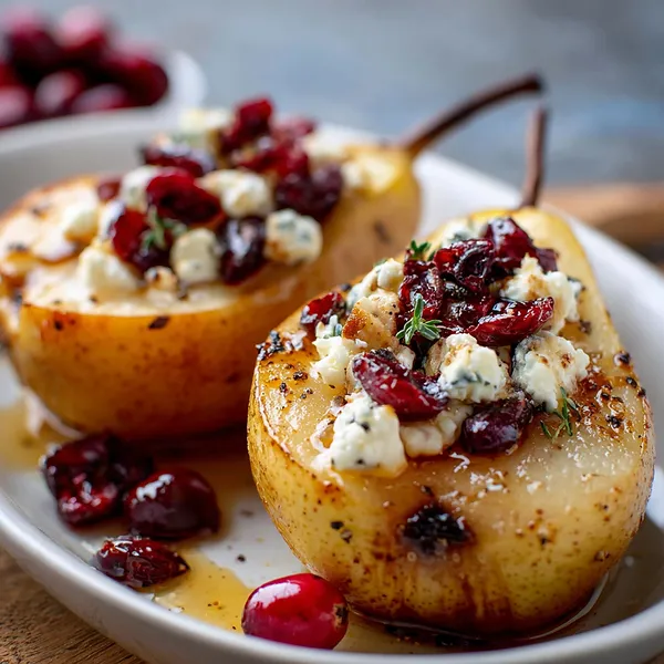 Baked Pears with Feta