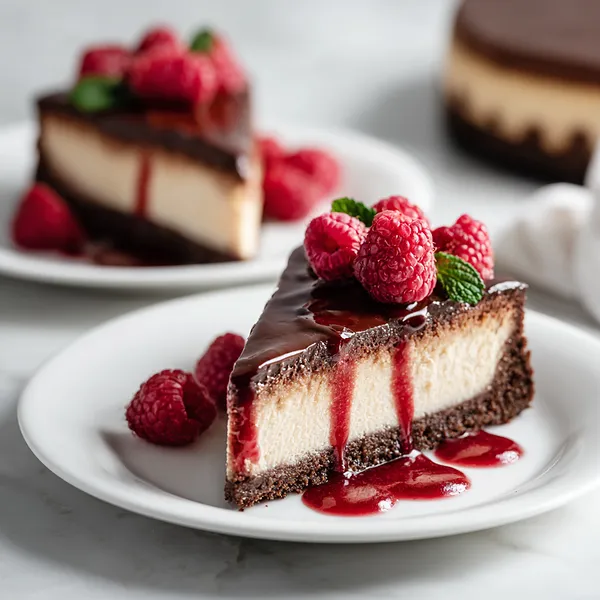 Chocolate Raspberry Cheesecake