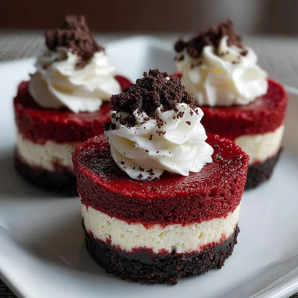 Red Velvet Cheesecake Cups