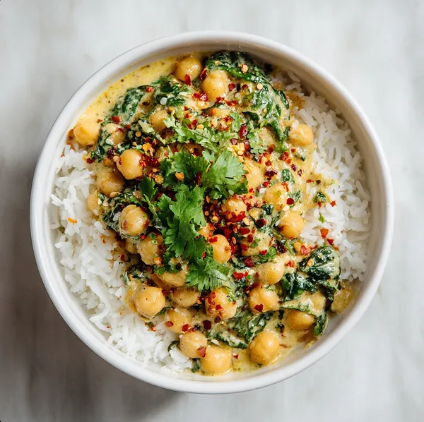 Chickpea Spinach Curry