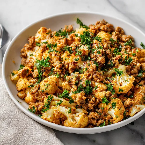 Garlic Butter Turkey Cauliflower