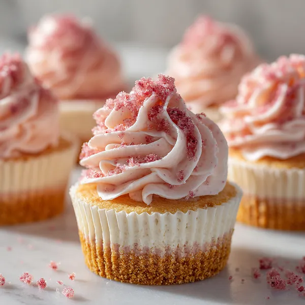 Mini Strawberry Cheesecakes