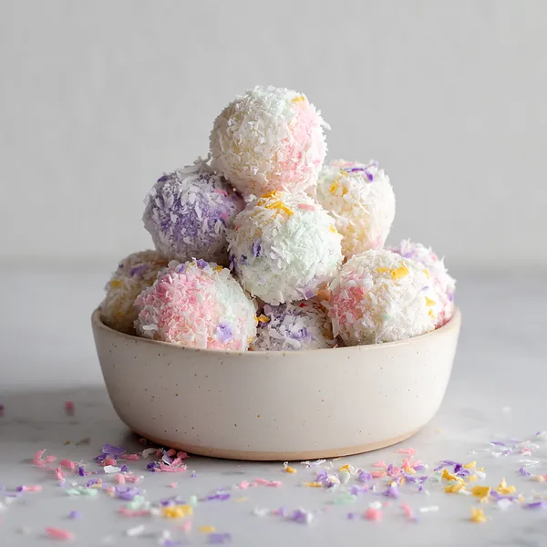 Coconut Snowball Truffles