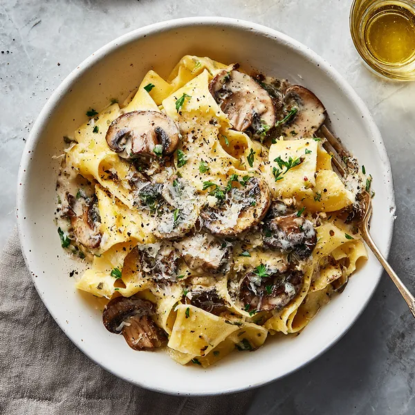 Mushroom Pappardelle