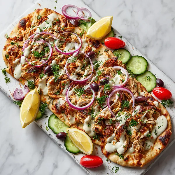 Chicken Shawarma Flatbread