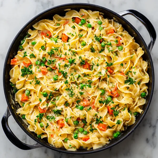 Creamy Cafeteria Noodles