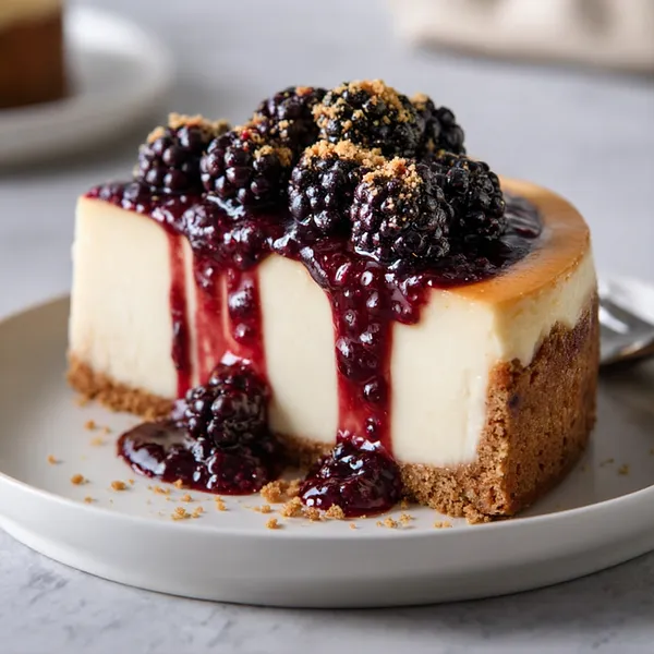 Mulberry Earl Grey Cheesecake