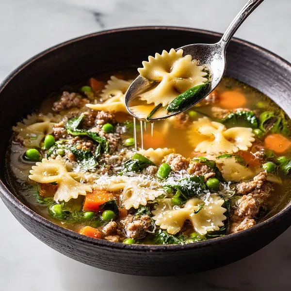 Italian Sausage Pasta Soup