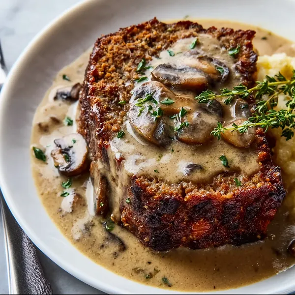 Mushroom Gravy Meatloaf - Special