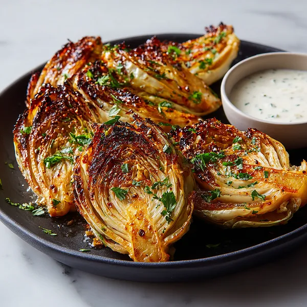Roasted Cabbage Wedges