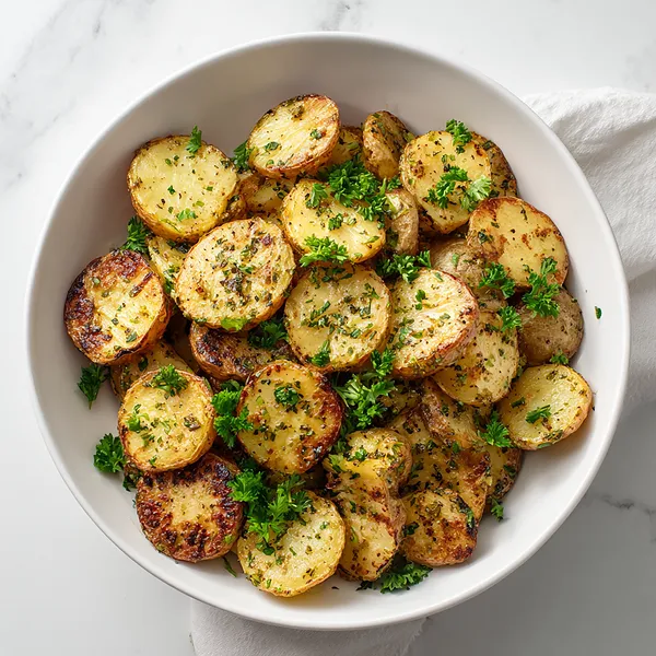 Air Fryer Sliced Potatoes