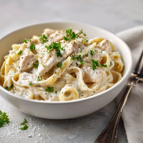Crock Pot Chicken Alfredo