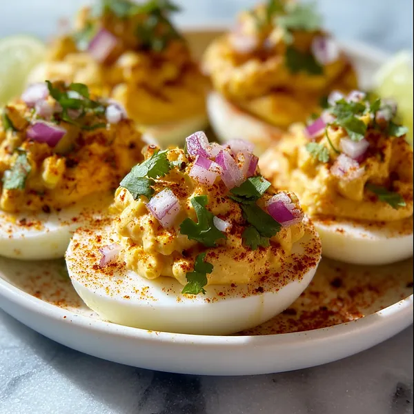 Elote Deviled Eggs
