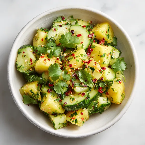 Pineapple Cucumber Salad