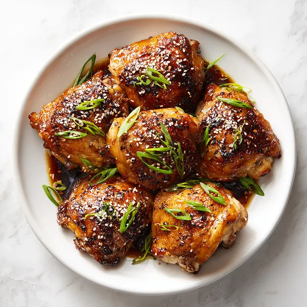 Soy Garlic Chicken Thighs