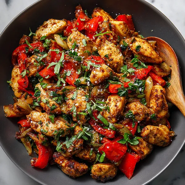 Mediterranean Chicken Stir Fry