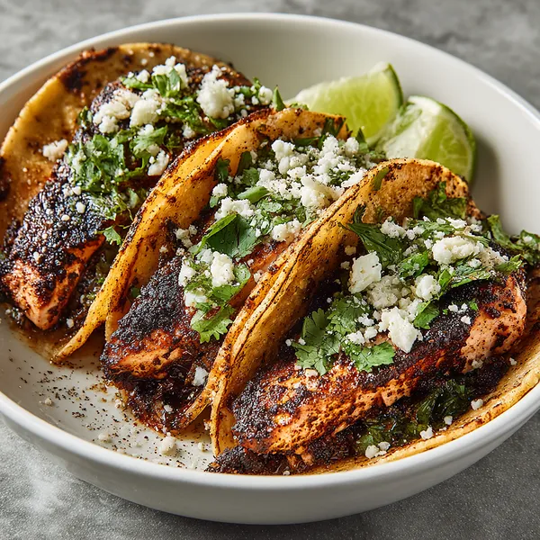 Blackened Salmon Tacos