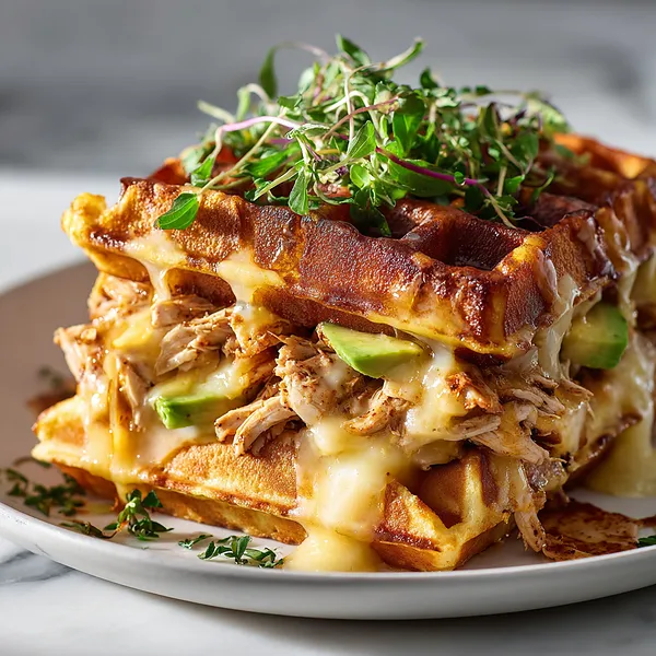 Turkey Waffle Sandwich