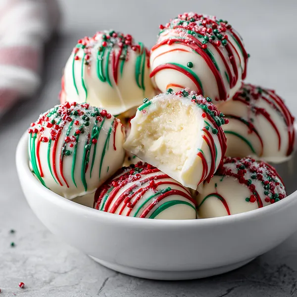 Christmas Tree Cake Truffles