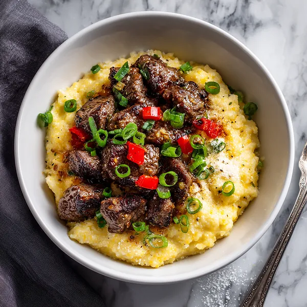 Steak Bites & Grits