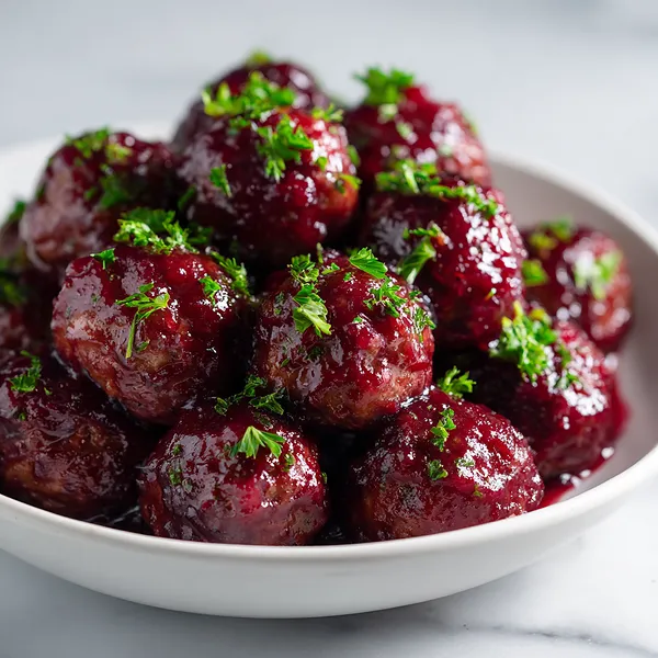 Cranberry Cocktail Meatballs