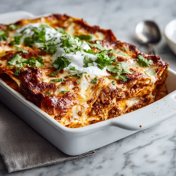 Beef Enchilada Casserole