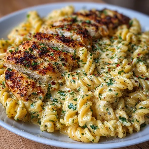 Garlic Parmesan Chicken Pasta