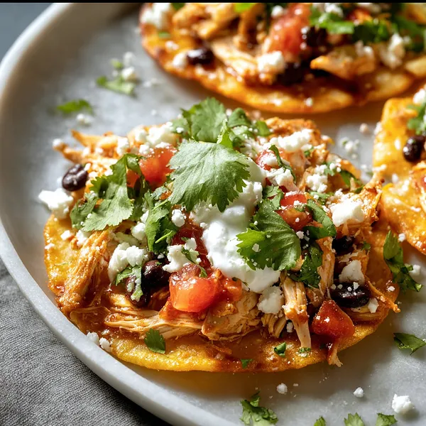 Rotisserie Chicken Tostadas