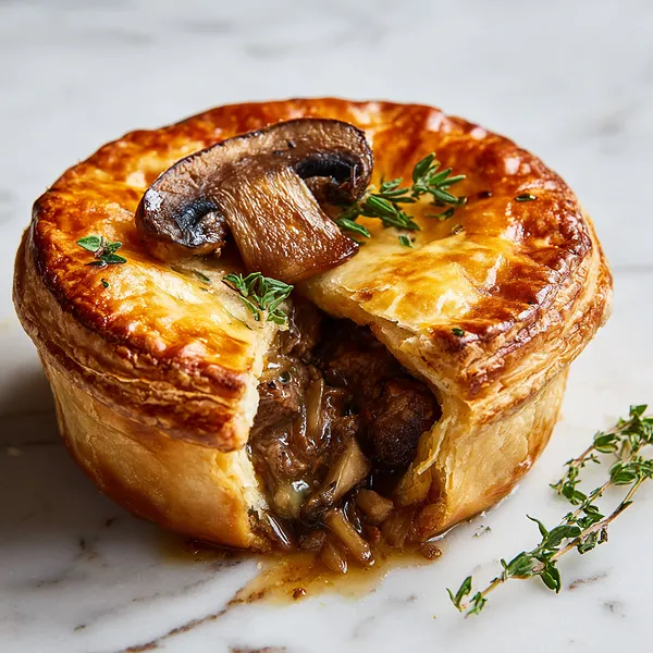 Steak Mushroom Mini Pies