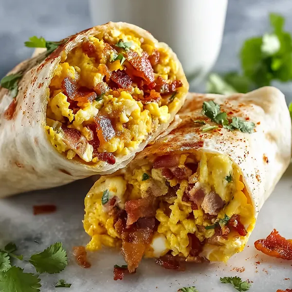 Freezer Breakfast Burritos