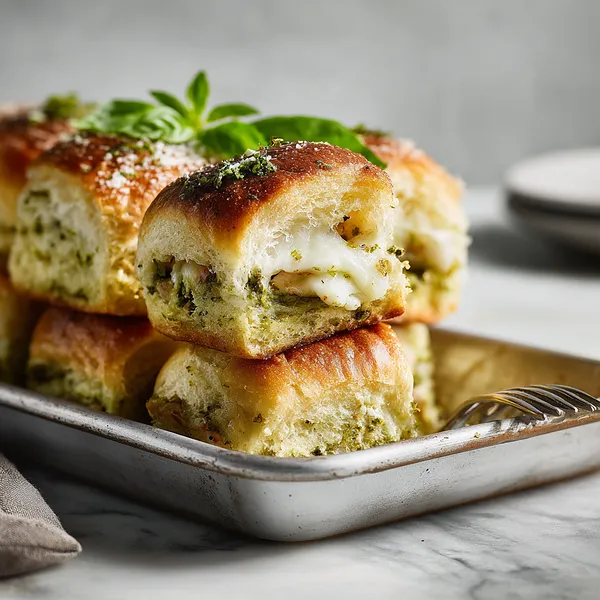 Chicken Pesto Sliders