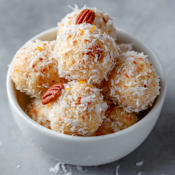 Orange Coconut Snowballs