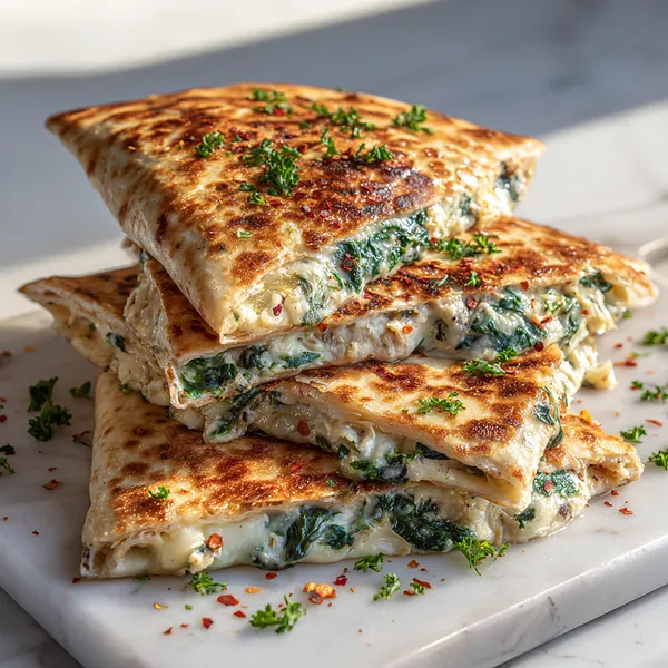 Spinach Artichoke Pita