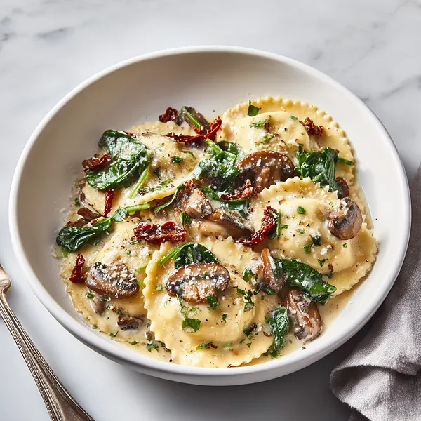 Creamy Mushroom Ravioli - Special