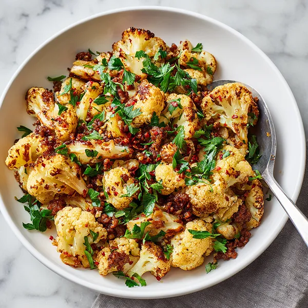 Spicy Sausage Cauliflower