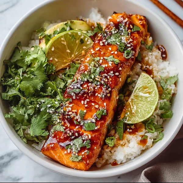 Sweet Chili Salmon Bowl