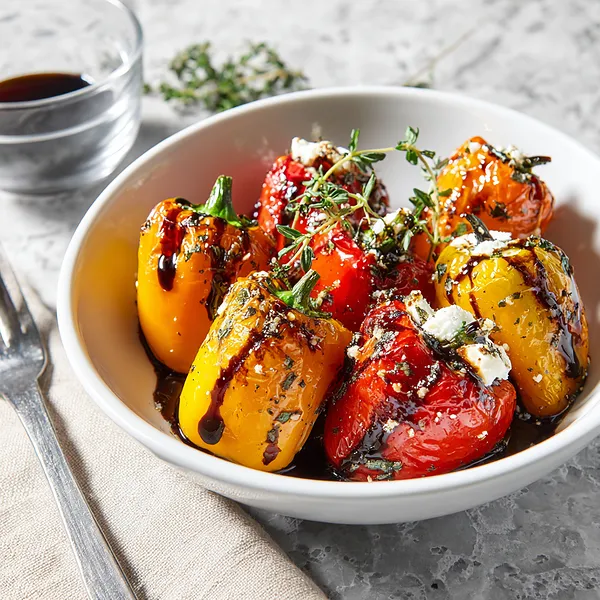 Roasted Stuffed Mini Peppers