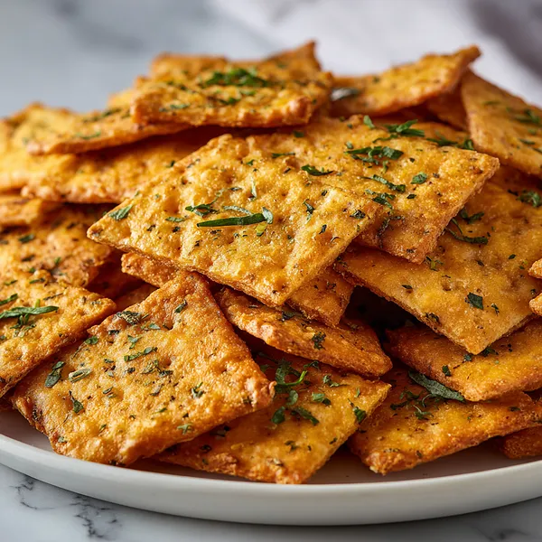 Keto Cheese Crackers