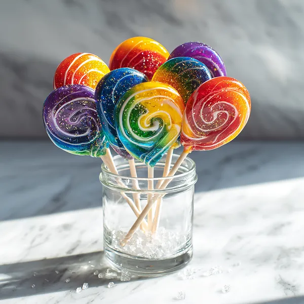 Stained Glass Lollipops