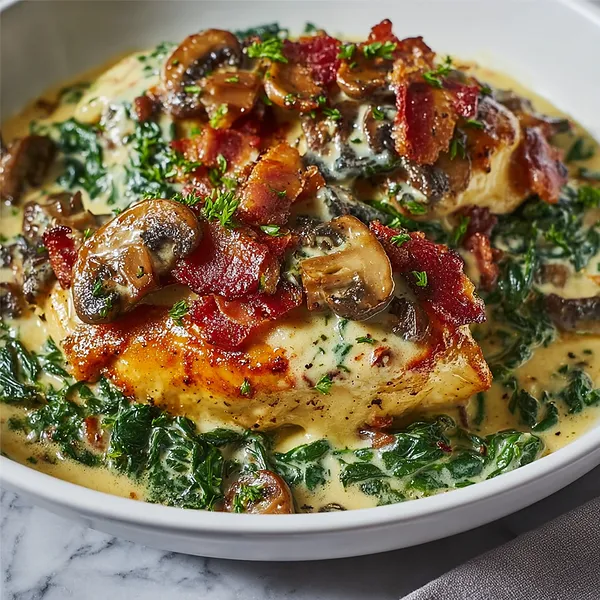 Smothered Creamy Chicken