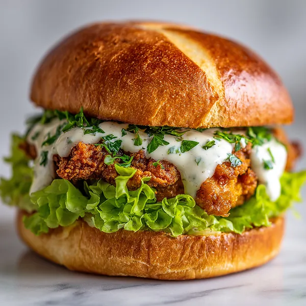 Air Fryer Chicken Sandwich