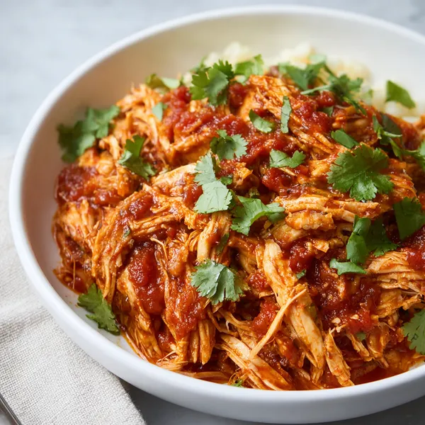 Crockpot Salsa Chicken