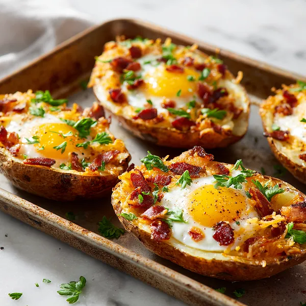 Breakfast Potato Boats