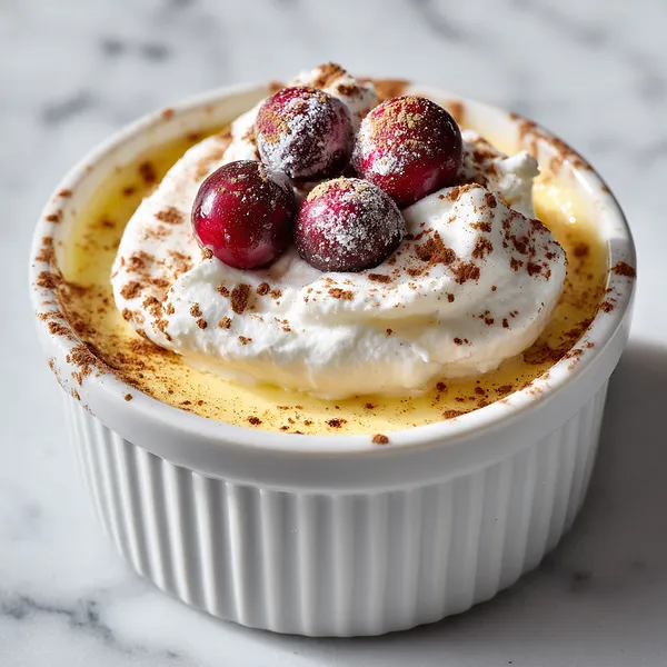 Cranberry Spiced Custard